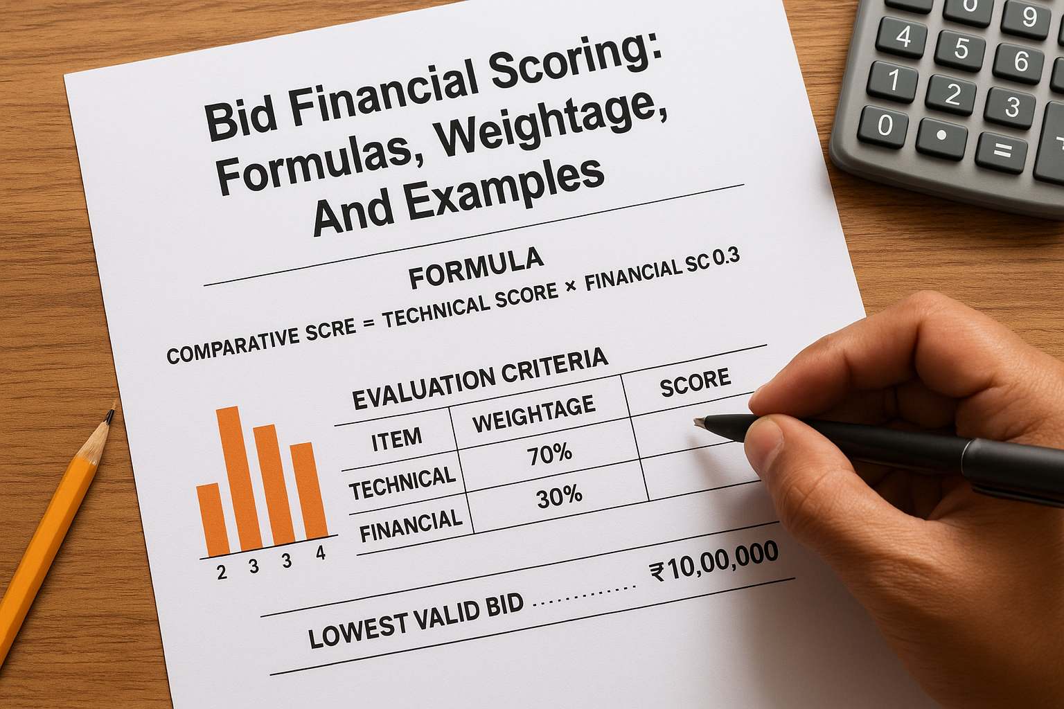 Bid Financial Scoring: Formulas, Weightage, And Examples | Arched