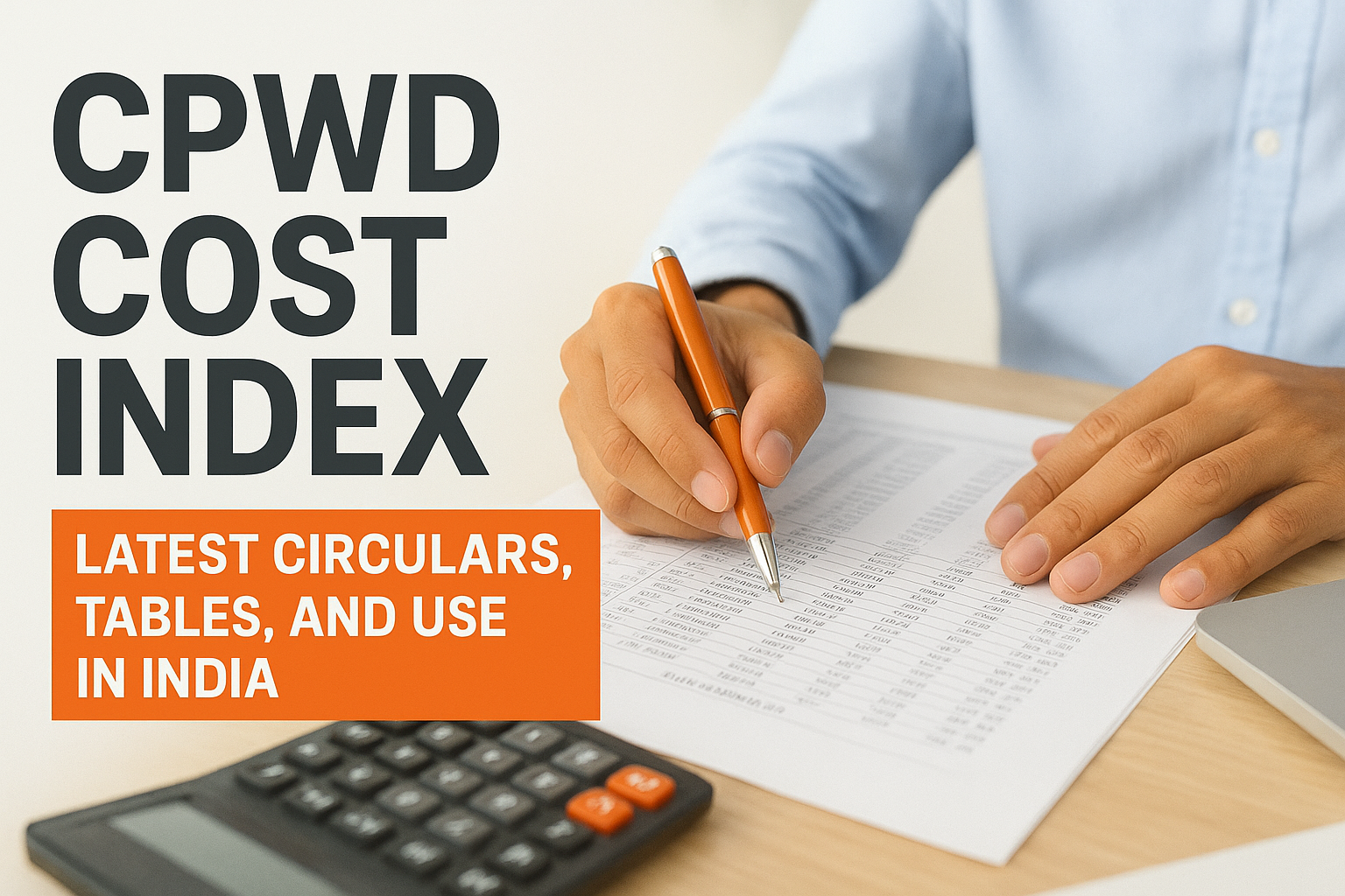 CPWD Cost Index: Latest Circulars, Tables, And Use In India | Arched